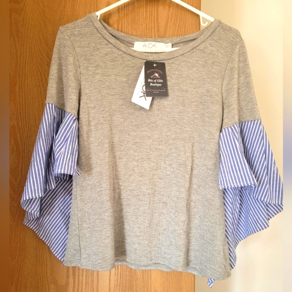 NWT -A.OK Coevolution blouse.Medium